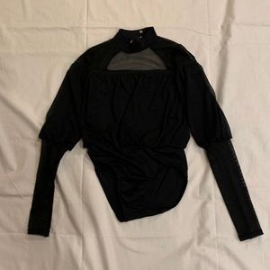 Large child Balera.   Full leotard. Mesh bottom of sleeves.